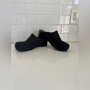 Black Dansko Clog Mules size 40